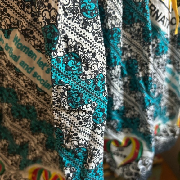 Ankara Dress Handmade Colorful Graphic Print Mini Dress Free Size - Picture 15 of 16